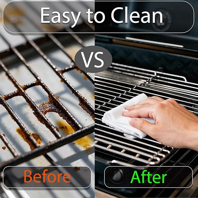 2Pcs Stainless Steel Cooling Racks, Cooling Racks for Cooking and Baking, Cookie Cooling Rack, Oven Cooling Racks for Cooking