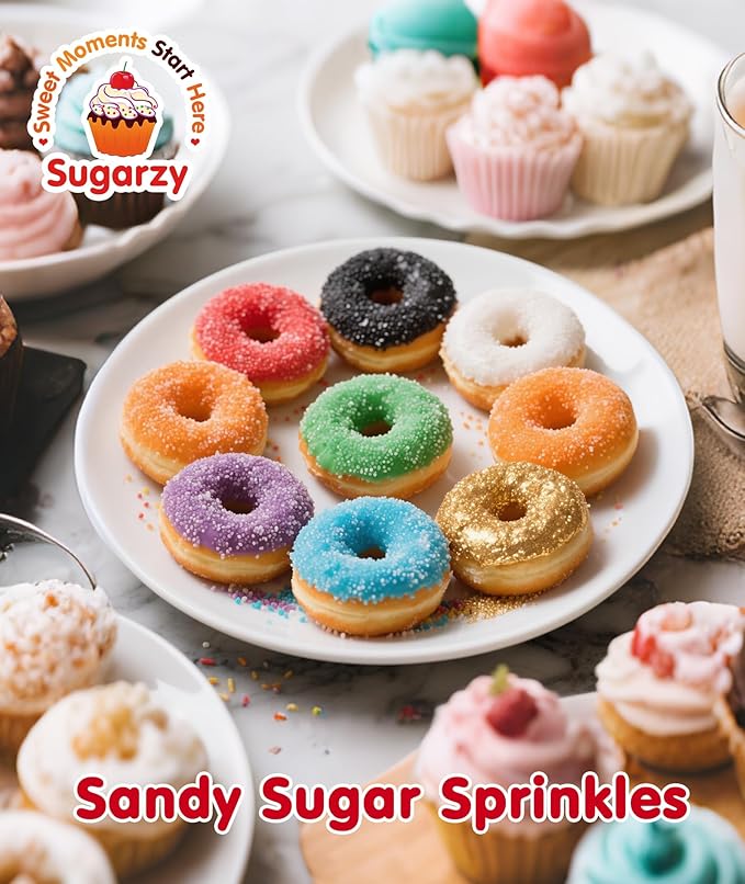 Christmas Edible Red Sprinkles,Sanding Sugar Crystals for Cake Decorating,150g/5.3oz Halloween Coarse Sprinkle Mix for Baking,Cookies,Ice Cream,Fondant Cake,Cupcakes,Desserts,Red Sugar Sprinkles,Birthday Wedding Party Supplies