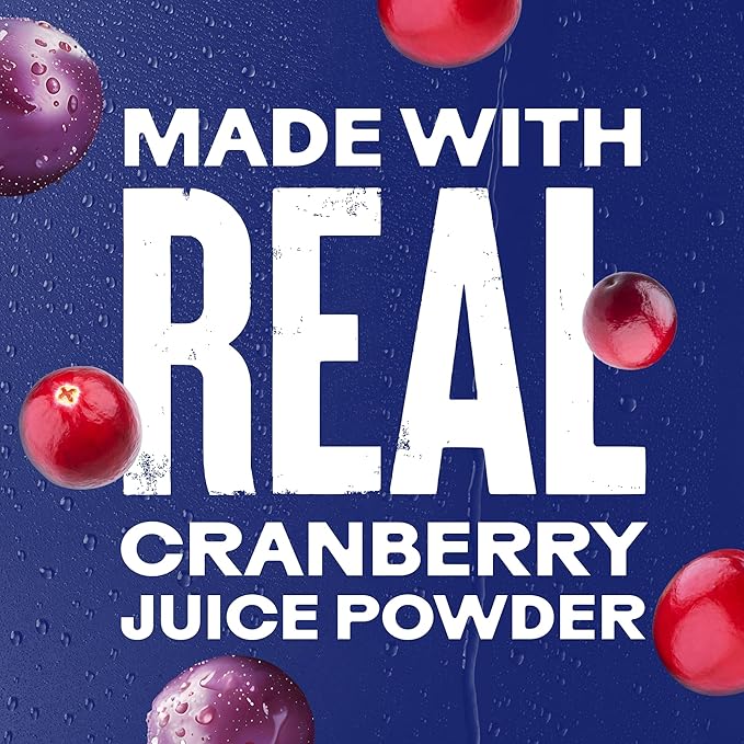 Ocean Spray® Cran-Grape™ Zero Sugar Powder Drink Mix Packets with Real Cranberry Juice Powder, 100% Vitamin C, No Synthetic Dyes, Juicy Mixes (40ct)