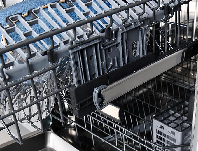 Kenmore Elite 24" Built-In Dishwasher - UltraWash Plus, TurboDry, QuietWash, SmartWash, TurboFlex Third Rack & Reach-Thru Handle - 15 Place Settings - 42 DBA - ENERGY STAR Certified - Stainless Steel