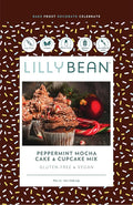 LillyBean Gluten Free Peppermint Mocha Cupcake Mix with No Artificial Colors - Dairy and Soy Free, Vegan - Makes Delicious Desserts - Cakes, Donuts, Cake Pops - 13 oz