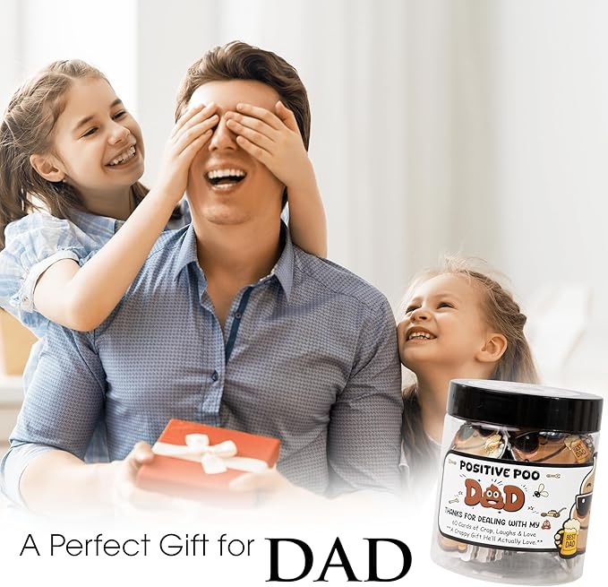 Positive Jar, Affirmation Jar, Emotional Support Jars, Decorative Jars (Poo Dad)
