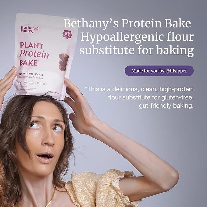 Nuzest Bethany’s Pantry Plant Protein Bake Powder Flour Substitute for Baking 8.8 oz / 250 g