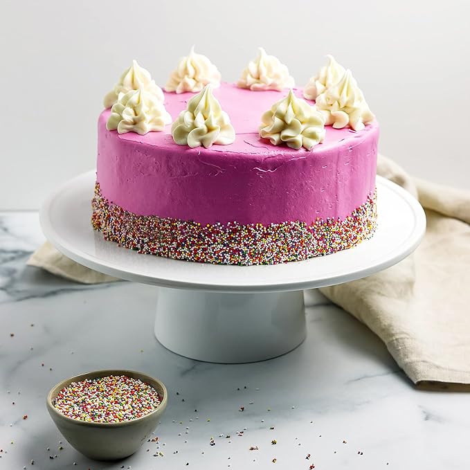 Color Kitchen Nonpareil Confetti Sprinkles Natural Ingredients Baking Cake Decorations, Ice Cream, Cookie, Artificial Dye-free, Plant-Based Colors, Gluten-Free, Non-GMO, No Hydrogenated Oils, Soy-Free, Kosher, 2 LB