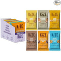 KiZE Energy Bars - Best Sellers Variety Pack - Gluten Free, Dairy Free Options, Non-GMO, and High Protein Meal Replacement Energy Bars, Clean and Simple Food Ingredients - 7-10g High Protein Snacks, (10 Count)