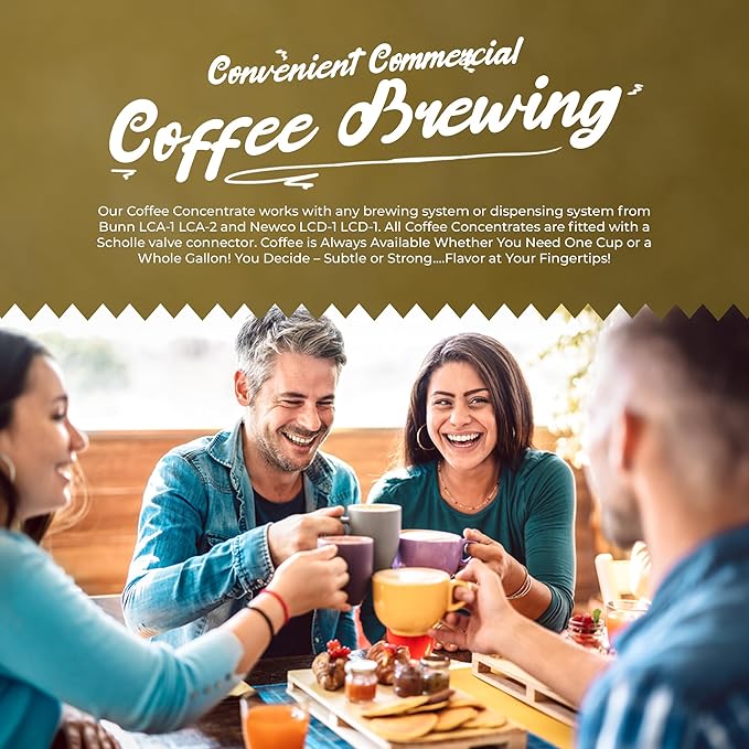 Christopher Bean Coffee - 396 servings, 30 to 1 Blend Bag in Box Liquid Instant Coffee or Cold Brew Coffee Concentrate - Hot or Iced Coffee - Sumatra Brew