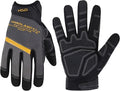 HANDLANDY Work Gloves for Men & Women, Utility Mechanic Working Gloves Touch Screen, Flexible Yard Work Gloves