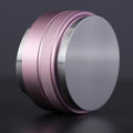 51mm Coffee Distributor and Tamper,Dual Head Coffee Leveler Fits for Delonghi 51mm Portafilter,Professional Espresso Hand Tamper.(Light pink)