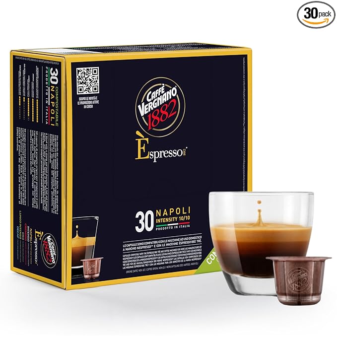Caffe' Vergnano 1882 Medium Roast Espresso Original Line Machine Compatible Capsules