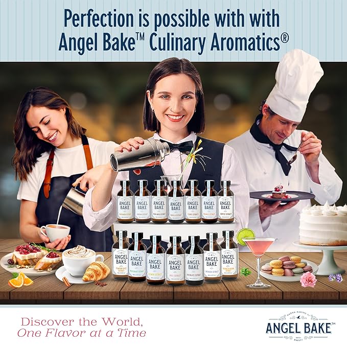 Pure Valencia Orange Extract 5X for Baking and Mixology - Culinary Aromatics, Kosher, Keto Friendly, Vegan, Gluten-Free Flavoring for Cooking, Desserts & Drinks (2 Oz Extract w/ Latex-Free Dropper)