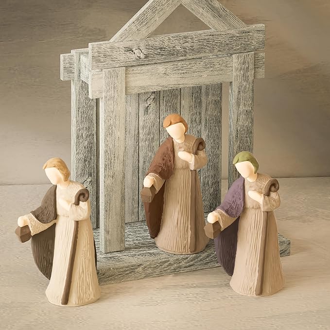 Nativity Scene Molds - Jesus, Maria, Angel & Nativity Designs - Resin Casting & Silicone Molds for Candle Making & Home Decor