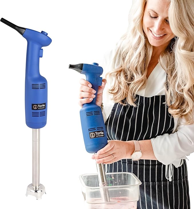 Commercial Immersion Blender, Hand Held Blender, 350W 4000-20000RPM, Stainless-Steel, 10 inch Removable Shaft with Variable Speed -2025 upgrade