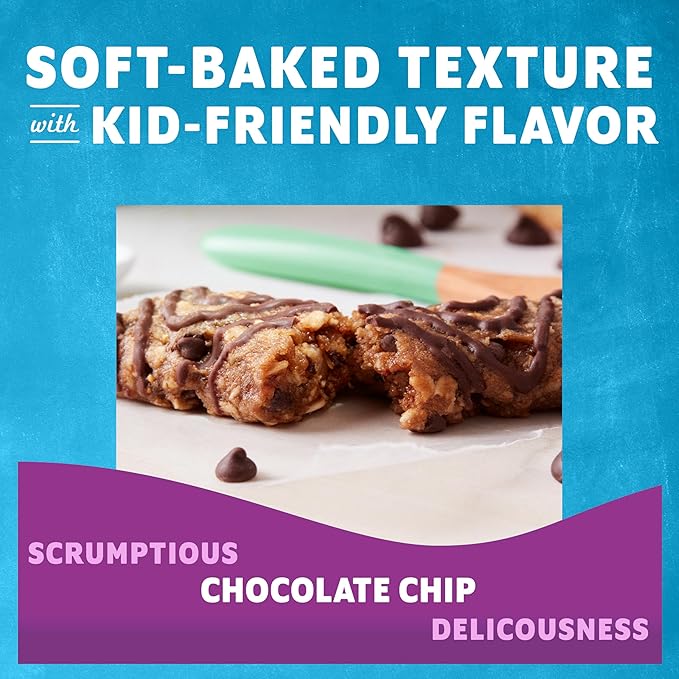Zbar - Chocolate Chip - Soft-Baked Energy Snack Bars - Non-GMO - 12g Whole Grains - USDA Organic Granola Bars (24 Pack)