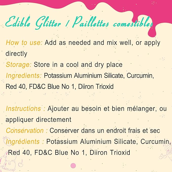 Edible Glitter Spray - 3/4oz Luster Dust Edible Food Grade Glitter Shimmer Dust Powder for Cocktails, Drinks, Cake Decorating - Metallic Food Coloring Powder for Wine, Candy, Cookie, Icing (Rose Gold)