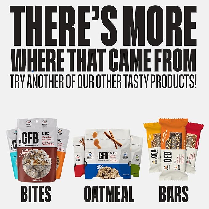 The GFB, Peanut Butter Protein Bites - Gluten Free Protein Balls – Non GMO, Soy Free, Vegan - Snack Size Plant Based Energy Balls, 4 oz (1 Count)