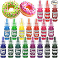 Oil Based Food Coloring, 18 Colors Oil Based Food Coloring for Chocolate, Food Dye for Icing Baking Cake Decorating - 0.25 Oz/Bottles