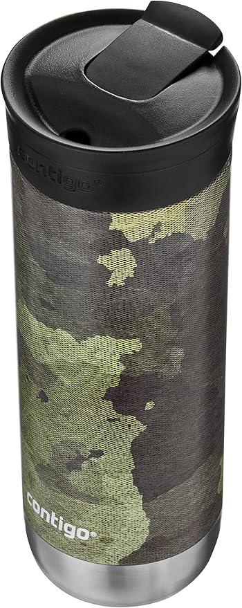 Contigo Huron Stainless Steel Travel Mug with SNAPSEAL Lid 20oz. Camo
