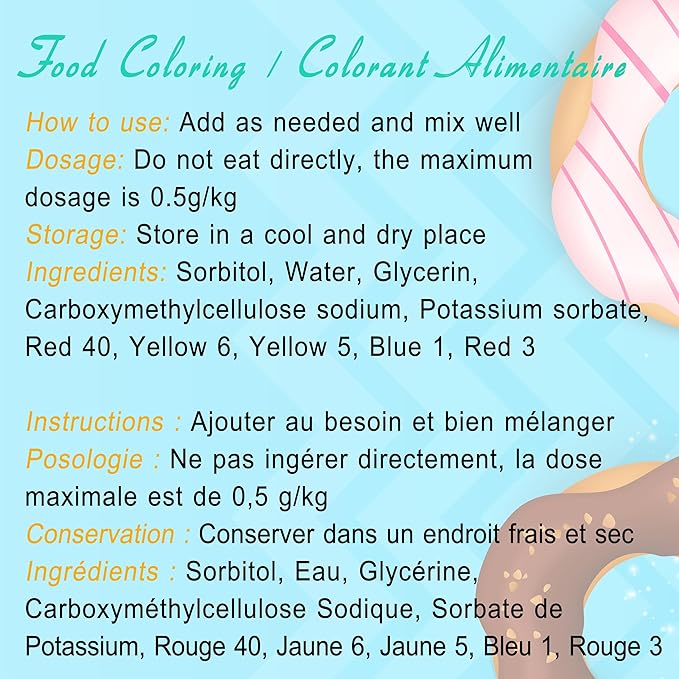Gel Food Coloring - 3.5 fl.oz Vivid Food Coloring Gel for Baking, Cake Decorating, Cookie, Fondant, Macaron - Tasteless Concentrated Edible Food Color Dye for Icing, Slime, Drinks, DIY Crafts (Red)