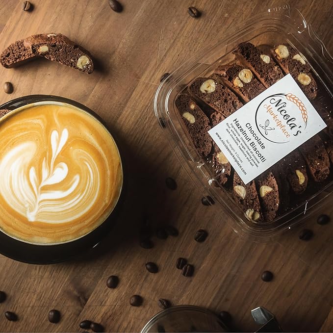 Biscotti Lovers – Gourmet Artisanal Biscotti Assortment, Softer Texture | 7 Premium Flavors – Cranberry Pistachio, Chocolate Hazelnut, Vanilla Bean & More – Ideal for Coffee, Tea & Gifting