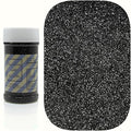 Dynastang Black Sanding Sugar Sprinkles Edible Sugar Crystals Cake Decoration Cupcake Toppers Cookie Decorating Perfect for Cakes, Cupcakes, Desserts Toppings 3OZ