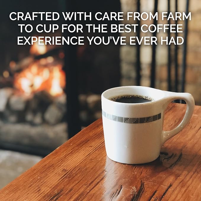 Stone Creek Coffee Dark Roast Whole Bean Coffee – 12 Ounce (Pack of 1) – Smooth Fresh Roasted Coffee Beans with Dark Chocolate Tasting Notes, 3 Volcanoes Dark Guatemala