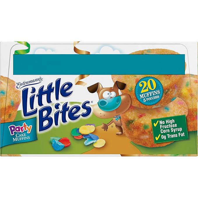 Entenmann's Little Bites Mini Muffins Variety Pack | 4 pack (20 pouches total)