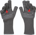 GRILL HEAT AID BBQ Grill Gloves Heat Proof for Grilling – Fireproof 1472°F Heat-Resistant Grill Mitts for Outdoor Barbecue and Smoker, Campfire, Fire Pit, Oven Glove with Fingers for Baking Pizza