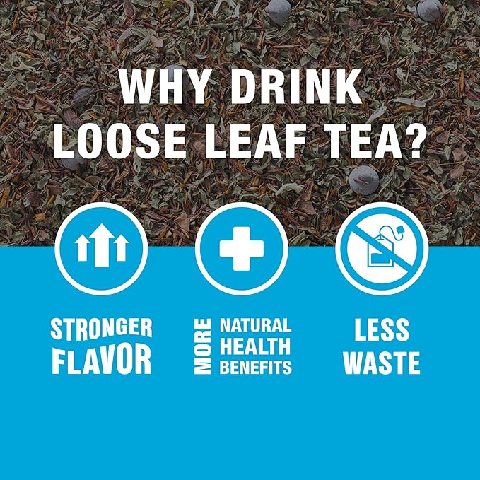 Tiesta Tea - Cocoa Mint Chill Loose Leaf Tea, Chocolate Peppermint Herbal Rooibos Blend, Non-Caffeinated, Brew Hot or Iced, Refillable Tin, Makes Up to 50 Cups, 3 Ounce