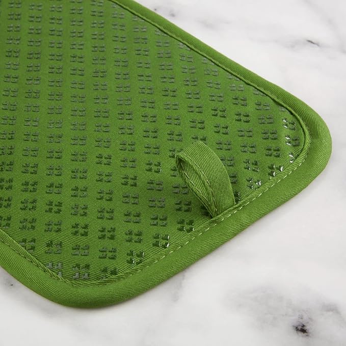 KitchenAid Asteroid Pot Holder 2-Pack Set, Matcha, 7"x10"