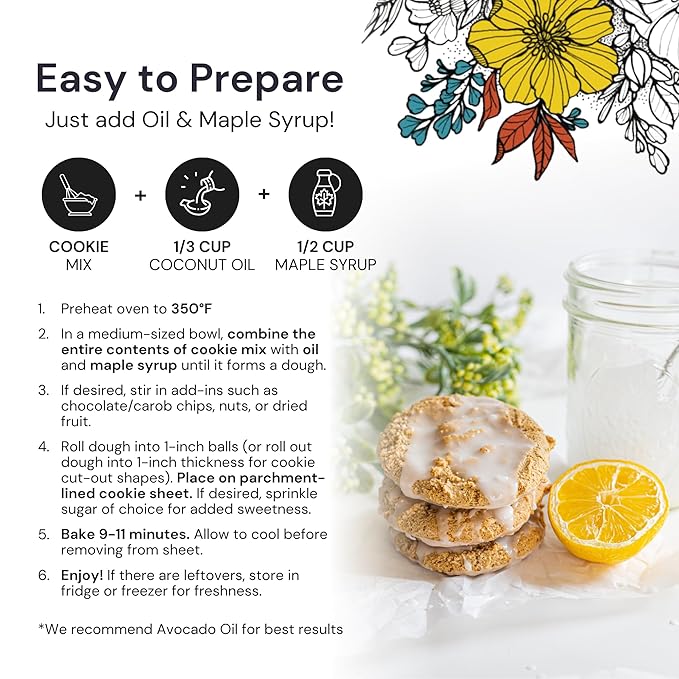 eat G.A.N.G.S.T.E.R. Sugar Cookie Mix - Allergy-Friendly Baking Mix, Grain-Free, No Dairy, Nuts, Gluten, Dairy - For Paleo & AIP Diets, Bake Cookies, Cut-Outs, Fruit Crumbles, Pie Crust & S'mores