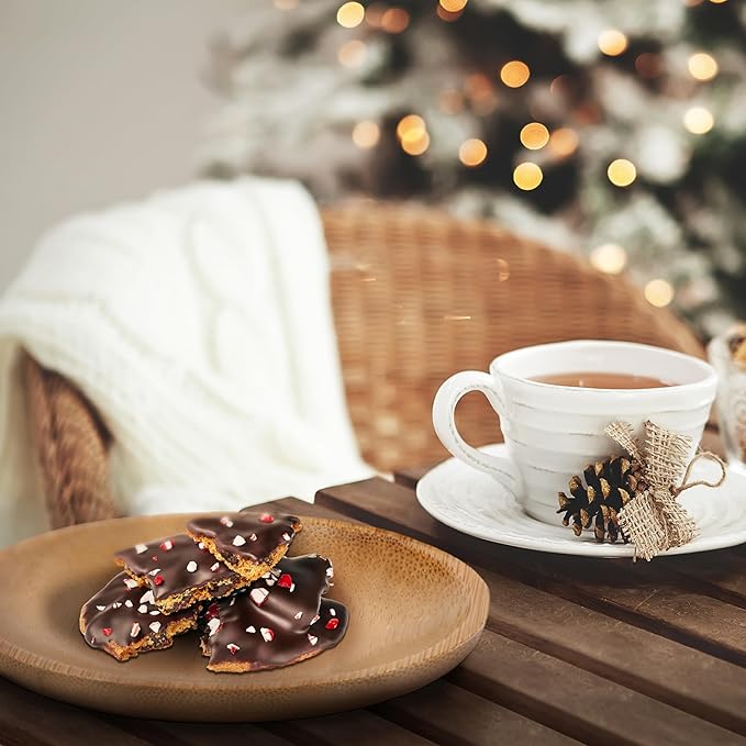 Tate's Bake Shop Cookie Bark, Chocolate Chip Cookies with Dark Chocolate and Peppermint, Limited Edition, 4-4.6 oz Bags