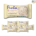 Pascha Organic Vegan White Baking Chips - Dairy-Free Alternative - Rice-Based Bulk Baking Chocolate - Allergen-Free & Plant-Based - Rainforest Alliance Certified Cocoa Butter, (Pack of 6)