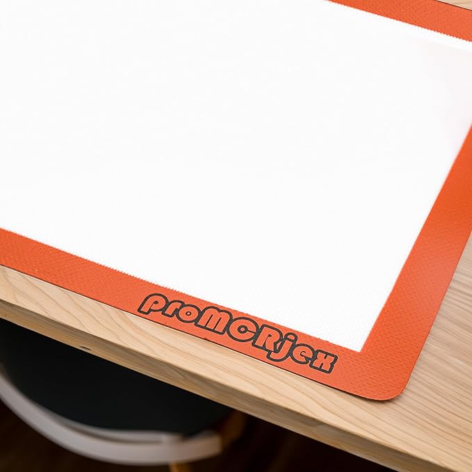 Silicone Baking Mats Full Sheet Non-Stick Cookie Sheet Large Silicon Baking Mat Set (16"x 24" Pack of 2)