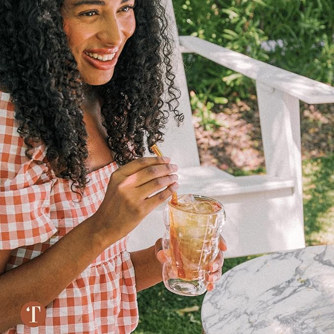 Glass Cloud cups 12 oz Double Wall Insulated Glass Cups - heat-resistant borosilicate glass -perfect for iced teas, lattes, and all your favorite sips (Clear)