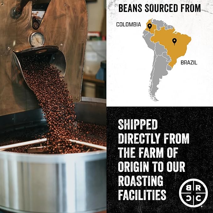 Black Rifle Coffee Company Ground Coffee Medium Roast - Roasted Blend Made from Pure Arabica Beans - Colombian & Brazilian Beans - Veteran Founded & American Made (Freedom Roast, 12oz Bag)