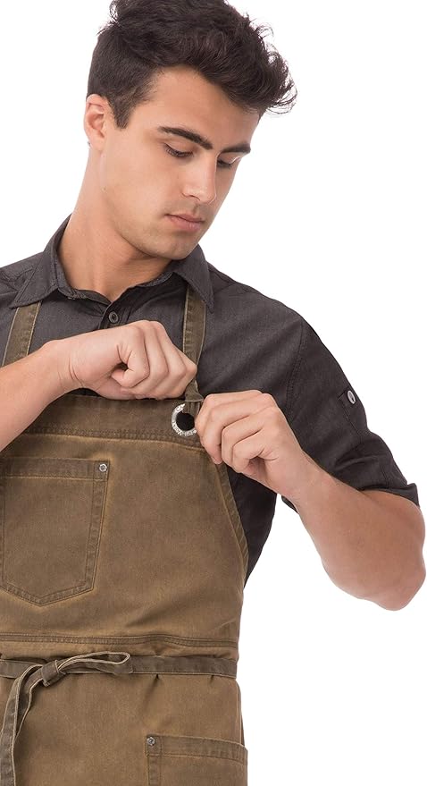 Chef Works Unisex Dorset Bib Apron