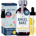 Pure Lemon Extract 5x Strength – for Baking & Mixology – Natural Flavoring, Kosher, Keto Friendly, Vegan, Gluten-Free – Enhance Desserts and Beverages (2 Oz Extract with Latex-Free Dropper & Spritzer)