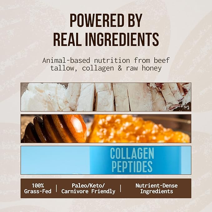 Prima Ancestral Protein Bar – Clean Grass Fed Protein Bar with Whey, Collagen, Honey, and Coconut – 16g Protein, No Preservatives or Seed Oils – Cookie Dough - 7 Pack