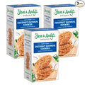 Steve & Andy’s Crunchy, Chewy Coconut Oatmeal Cookies -Organic, Gluten Free, Non-Gmo, Vegan, Dairy Free, Nut Free, Egg Free, Wheat Free, Soy Free, Plant-Base– 16.5 Oz, 3 Boxes (30 Cookies)