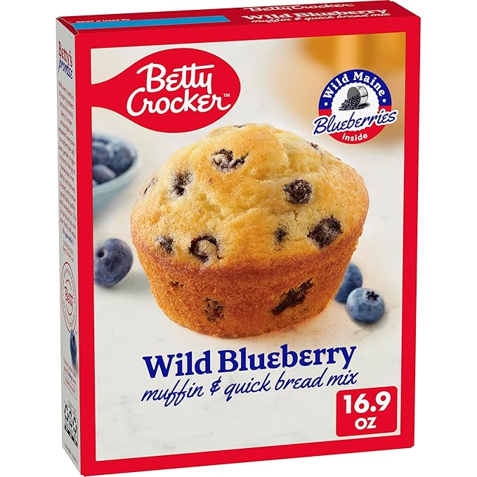 Betty Crocker Wild Blueberry Muffin and Quick Bread Mix, 16.9 oz.