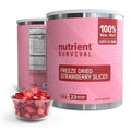 Freeze-Dried Strawberries – Premium Sliced | #10 Can | 25-Year Shelf Life | Emergency Food & Clean Snacking
