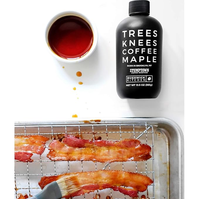 Trees Knees Coffee Maple Syrup, Grade-A Organic Maple Syrup with a Bold Buzz from Coffee, Vegan, Gluten Free & Made in the USA, Pure & All Natural, 11.5oz