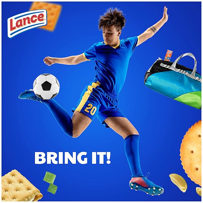 Lance Sandwich Crackers, Variety Pack, 3 Flavors, 10 Individually Wrapped Packs, 6 Sandwiches Each