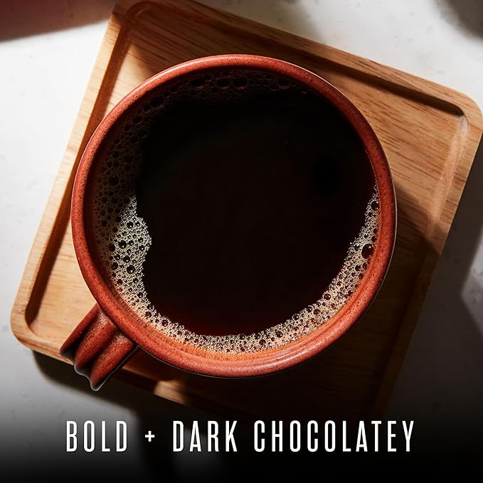 Folgers 1850 Black Gold Dark Roast Ground Coffee, 12 Ounce (Pack of 6)
