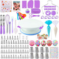 Cake Decorating Supplies Kit Tools 356pcs, Nifogo Baking Accessories with Cake Turntable, Pastry Piping Bag, Piping Icing Tips for Beginners