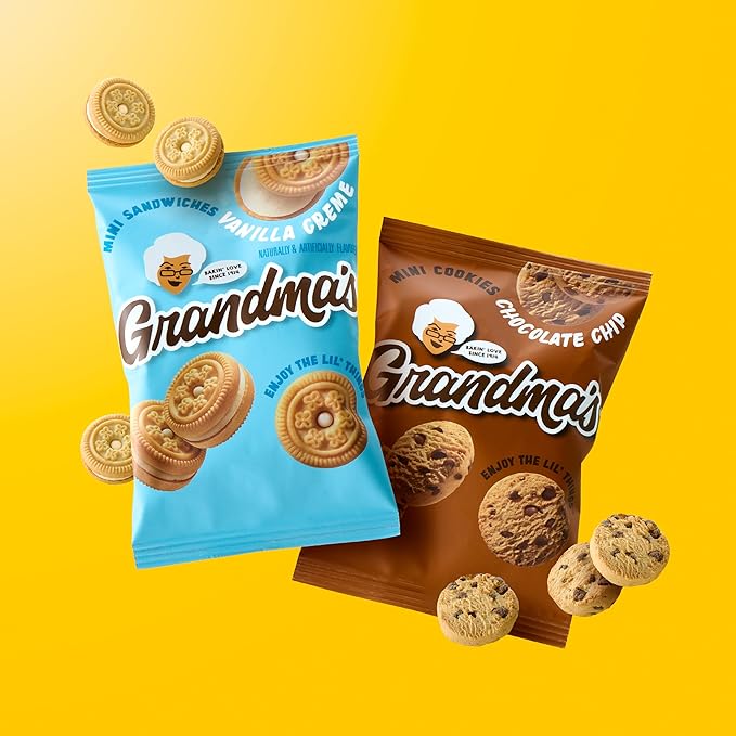 Grandma's Cookies, Mini Cookies Variety Pack, (Pack of 30)