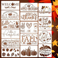Fall Stencils for Painting on Wood Pumpkin Stencil Thanksgiving Stencils for Door Mats Porch Hanger Fabrics Decor