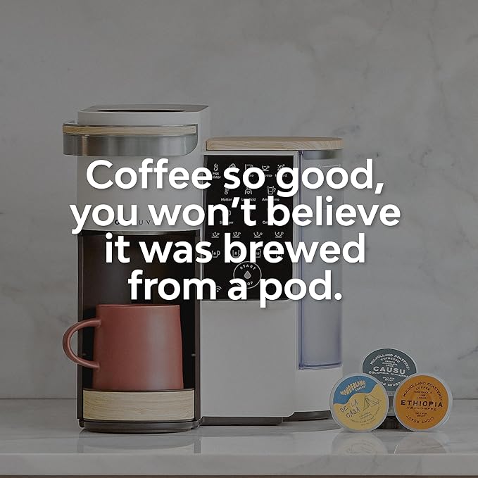 The Bundle | Single-Serve Coffee System | Includes 20 Coffee and Espresso B-Pods Coffee Brewer