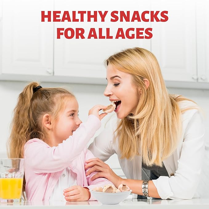 DARLAC FARMS Freeze Dried Rambutan Bites, Pack 6, No Sugar Added, Healthy Fruit Snacks for Kids, Adults & All Ages, Premium Organic Crispy Crunchy Snacks, Tea, Baking, Smoothie, Yogurt, 2 Oz