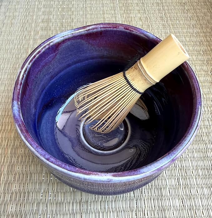 Japanese Traditional Handcrafted Matcha Chawan Tea Bowl Cup Ceremony Tableware Pottery (Shigaraki)